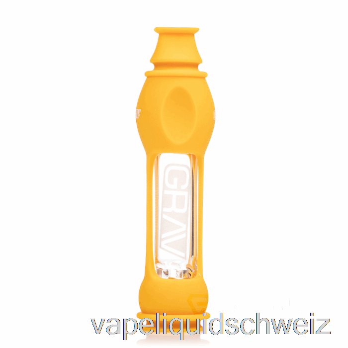 Grav Octo-Taster Mit Silikonhaut Senfgelb Vape Liquid E-Liquid Schweiz